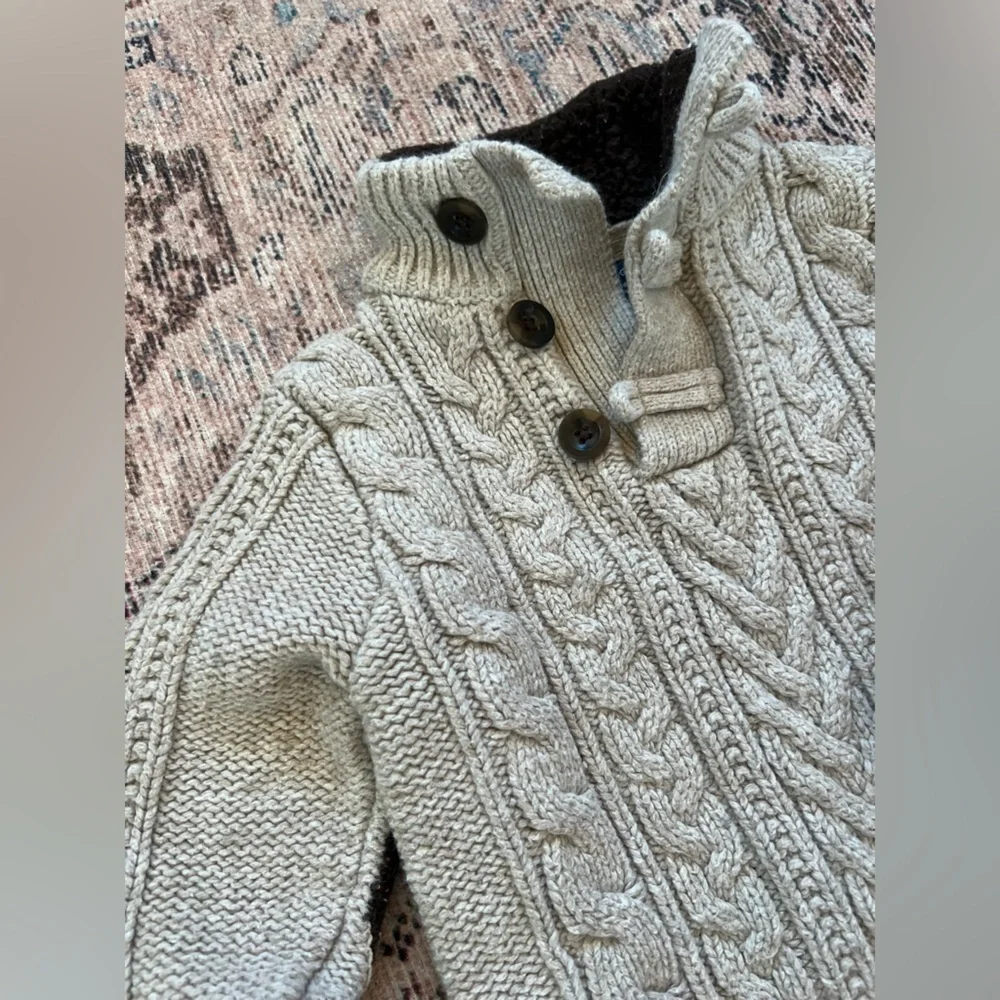 GAP Kids Cream Cable Knit Sweater - Picture 2 of 3